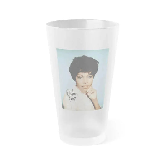 Diahann Carroll #03 (Vintage Female Icon) Frosted Pint Glass 16oz 16oz Frosted - Go Mug Yourself
