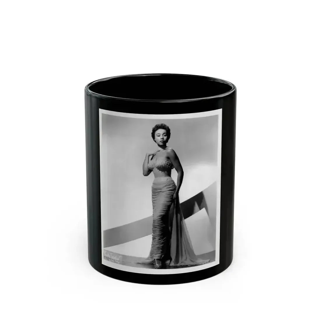 Diahann Carroll #05 (Vintage Female Icon) Black Coffee Mug 11oz - Go Mug Yourself