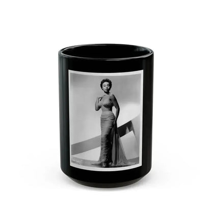 Diahann Carroll #05 (Vintage Female Icon) Black Coffee Mug 15oz - Go Mug Yourself