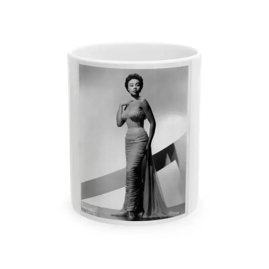 Diahann Carroll #05 (Vintage Female Icon) White Coffee Mug 11oz - Go Mug Yourself