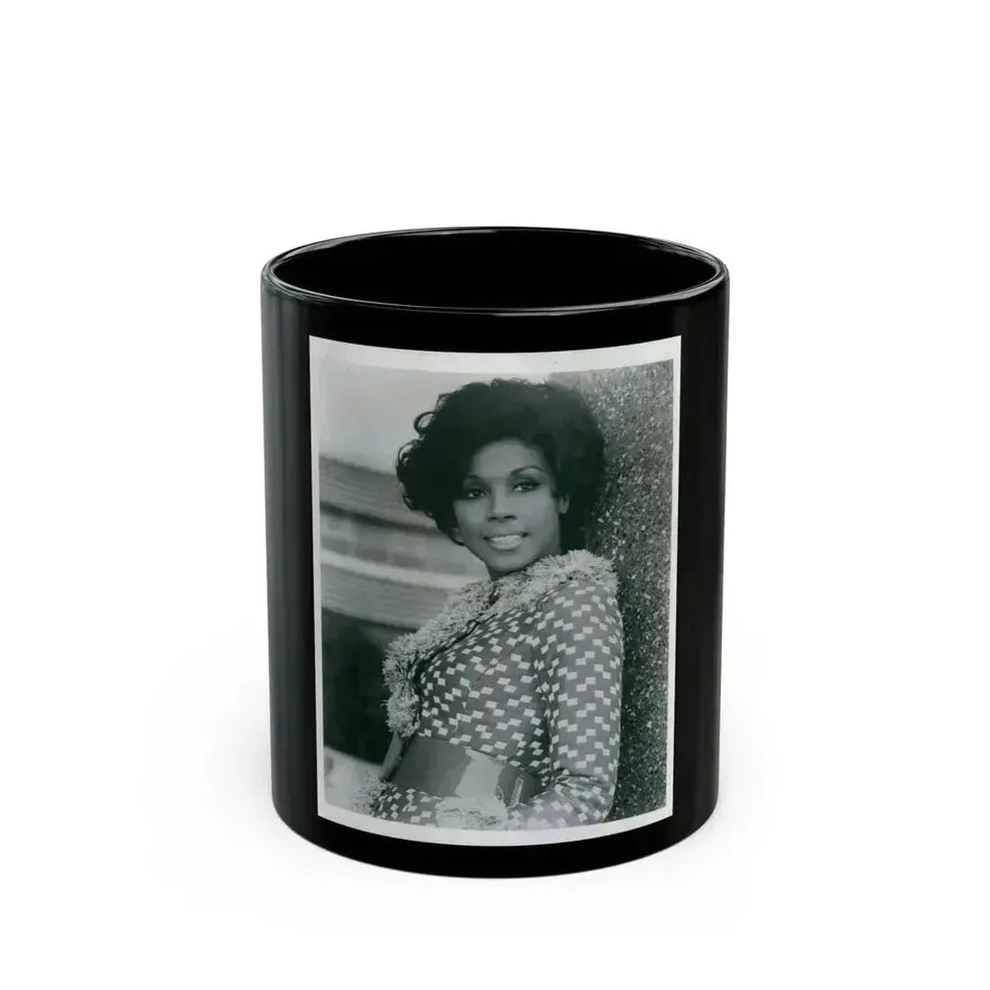 Diahann Carroll #07 1 (Vintage Female Icon) Black Coffee Mug 11oz - Go Mug Yourself