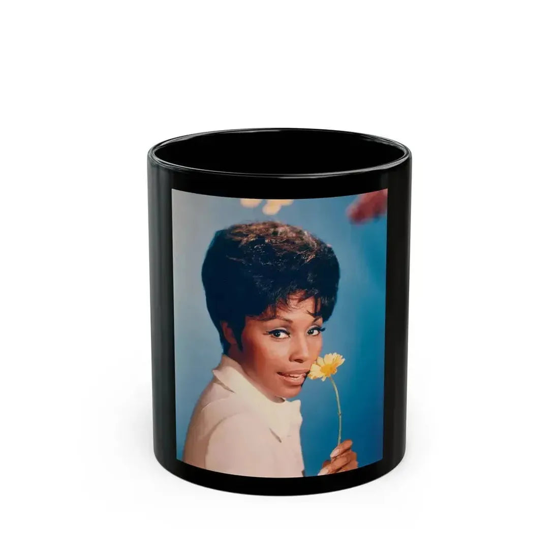 Diahann Carroll #10 (Vintage Female Icon) Black Coffee Mug 11oz - Go Mug Yourself