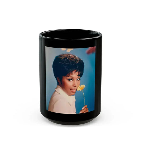 Diahann Carroll #10 (Vintage Female Icon) Black Coffee Mug 15oz - Go Mug Yourself