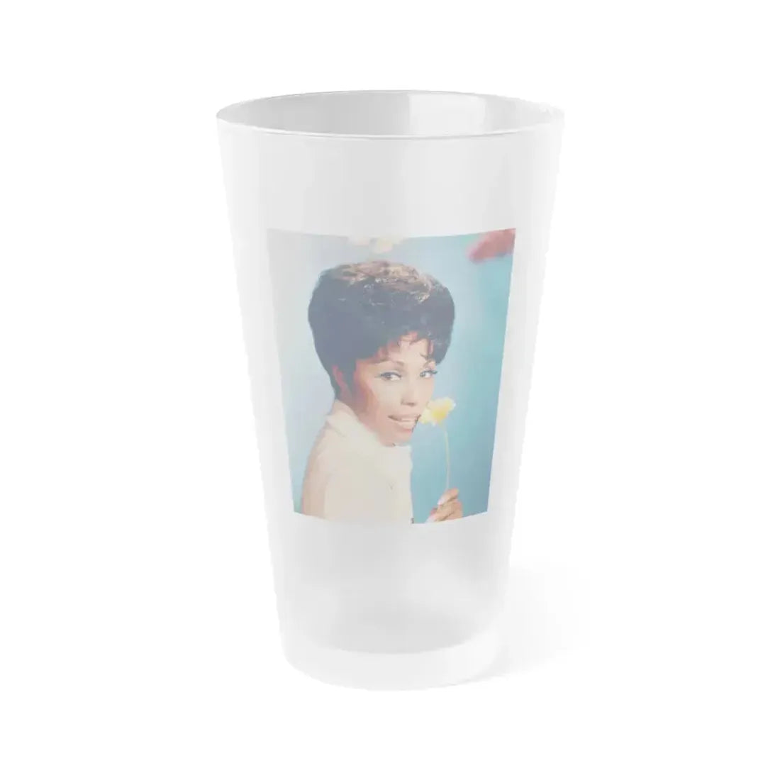 Diahann Carroll #10 (Vintage Female Icon) Frosted Pint Glass 16oz 16oz Frosted - Go Mug Yourself