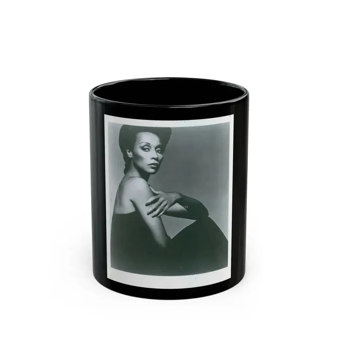 Diahann Carroll #19 (Vintage Female Icon) Black Coffee Mug 11oz - Go Mug Yourself