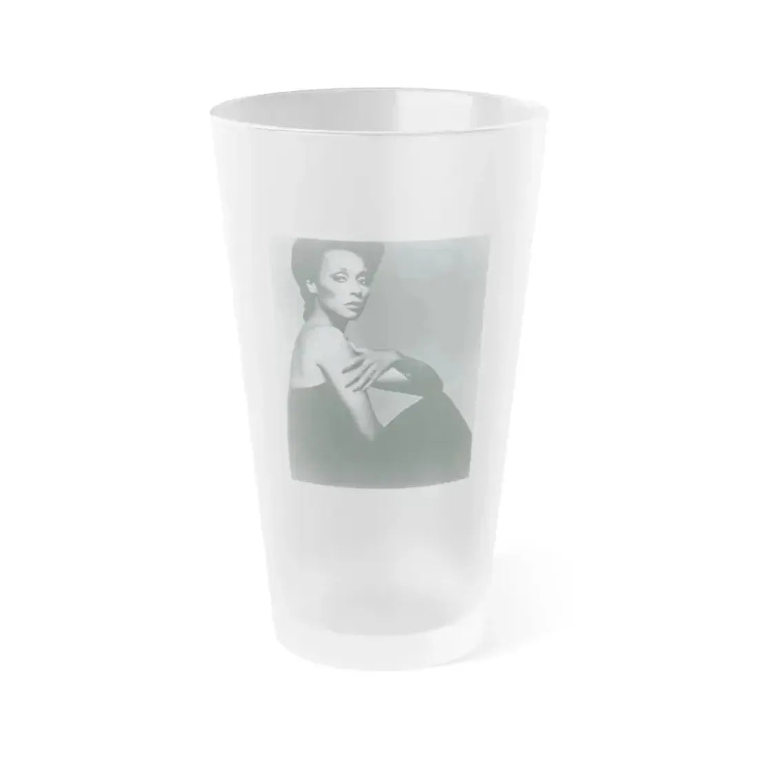 Diahann Carroll #19 (Vintage Female Icon) Frosted Pint Glass 16oz 16oz Frosted - Go Mug Yourself