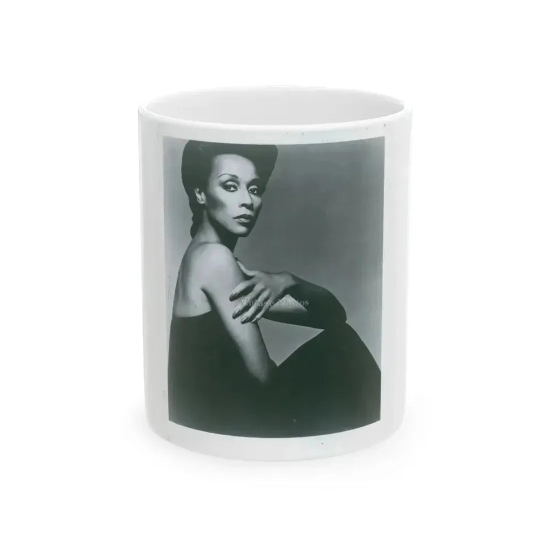Diahann Carroll #19 (Vintage Female Icon) White Coffee Mug 11oz - Go Mug Yourself
