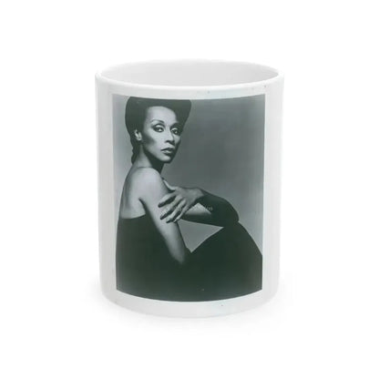 Diahann Carroll #19 (Vintage Female Icon) White Coffee Mug 11oz - Go Mug Yourself