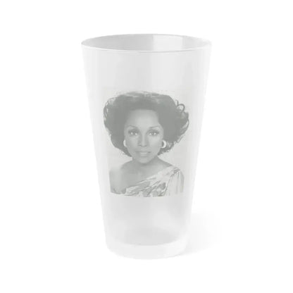 Diahann Carroll #24 (Vintage Female Icon) Frosted Pint Glass 16oz 16oz Frosted - Go Mug Yourself