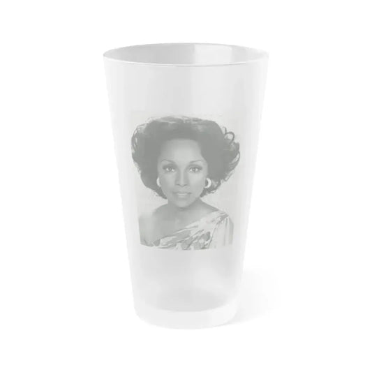Diahann Carroll #24 (Vintage Female Icon) Frosted Pint Glass 16oz 16oz Frosted - Go Mug Yourself