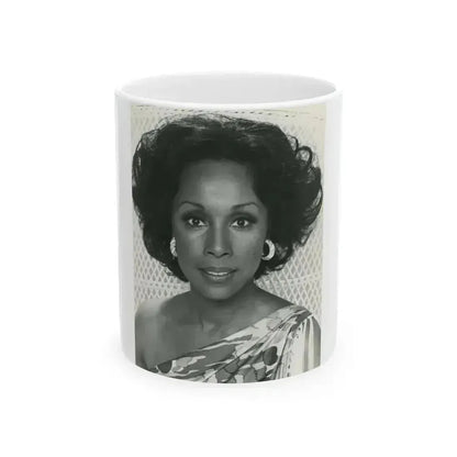 Diahann Carroll #24 (Vintage Female Icon) White Coffee Mug 11oz - Go Mug Yourself