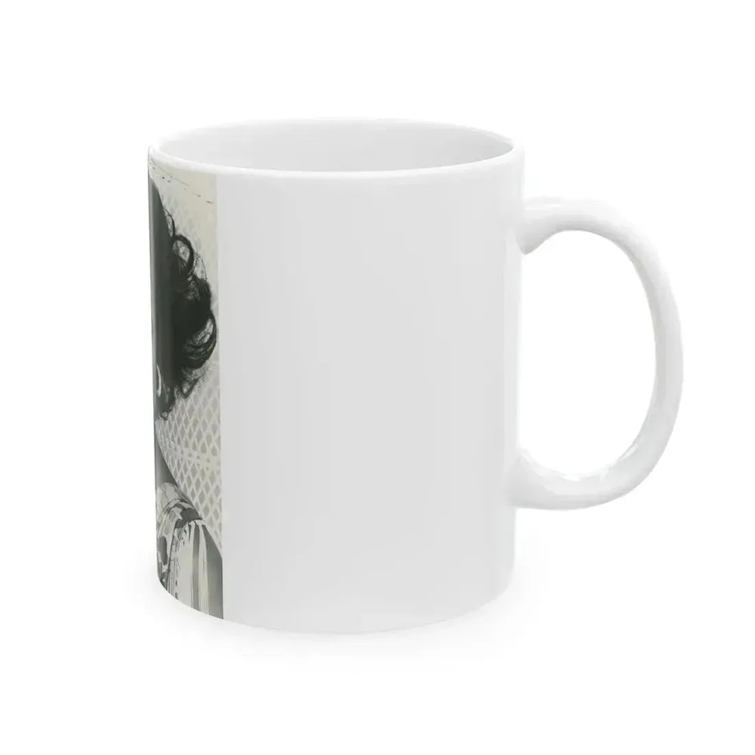 Diahann Carroll #24 (Vintage Female Icon) White Coffee Mug - Go Mug Yourself