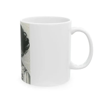 Diahann Carroll #24 (Vintage Female Icon) White Coffee Mug - Go Mug Yourself