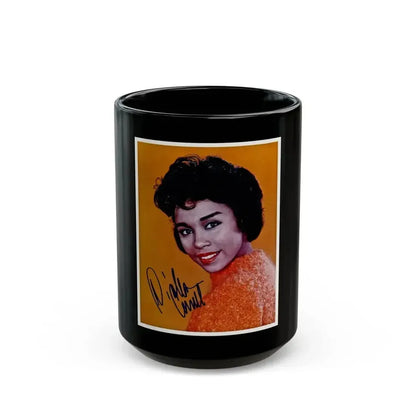 Diahann Carroll #32 (Vintage Female Icon) Black Coffee Mug 15oz - Go Mug Yourself