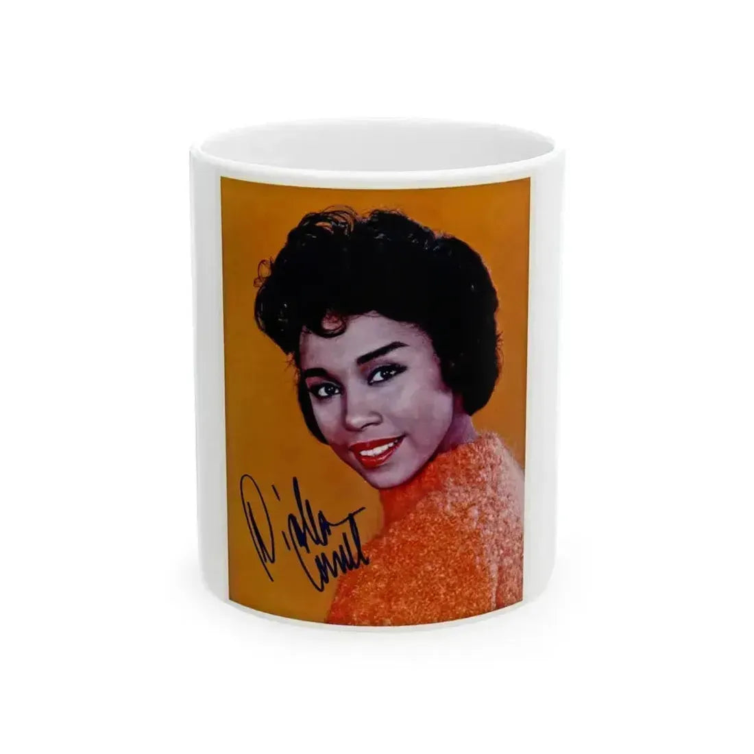 Diahann Carroll #32 (Vintage Female Icon) White Coffee Mug 11oz - Go Mug Yourself
