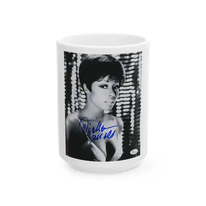 Diahann Carroll #34 (Vintage Female Icon) White Coffee Mug 15oz - Go Mug Yourself