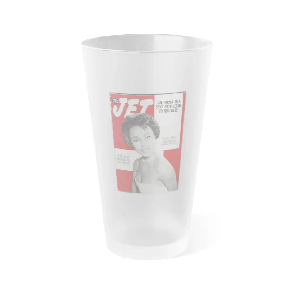 Diahann Carroll #36 - Mag. Cover (Vintage Female Icon) Frosted Pint Glass 16oz 16oz Frosted - Go Mug Yourself