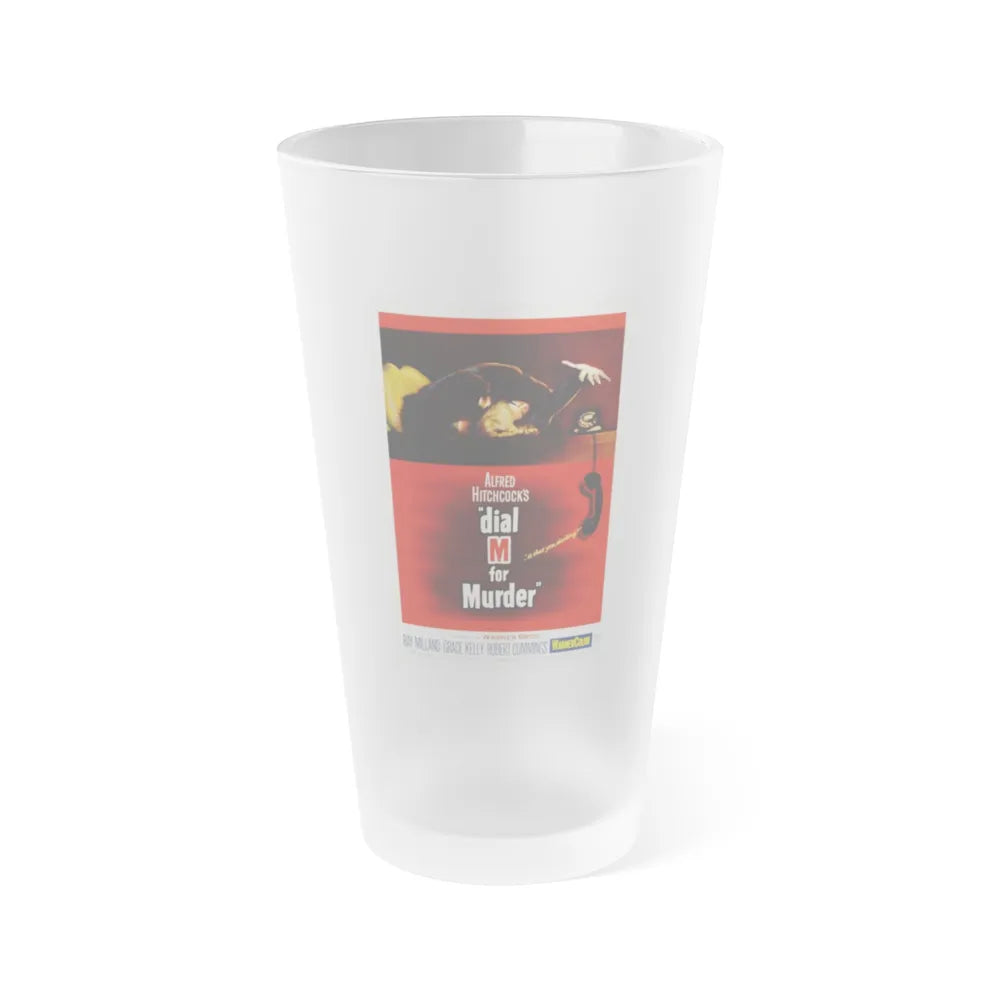 DIAL M FOR MURDER 1954 Movie Poster - Frosted Pint Glass 16oz-16oz-Frosted-Go Mug Yourself