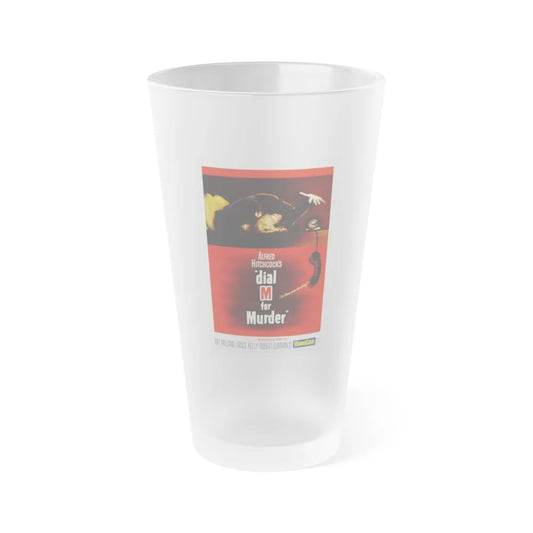 DIAL M FOR MURDER 1954 Movie Poster - Frosted Pint Glass 16oz-16oz-Frosted-Go Mug Yourself