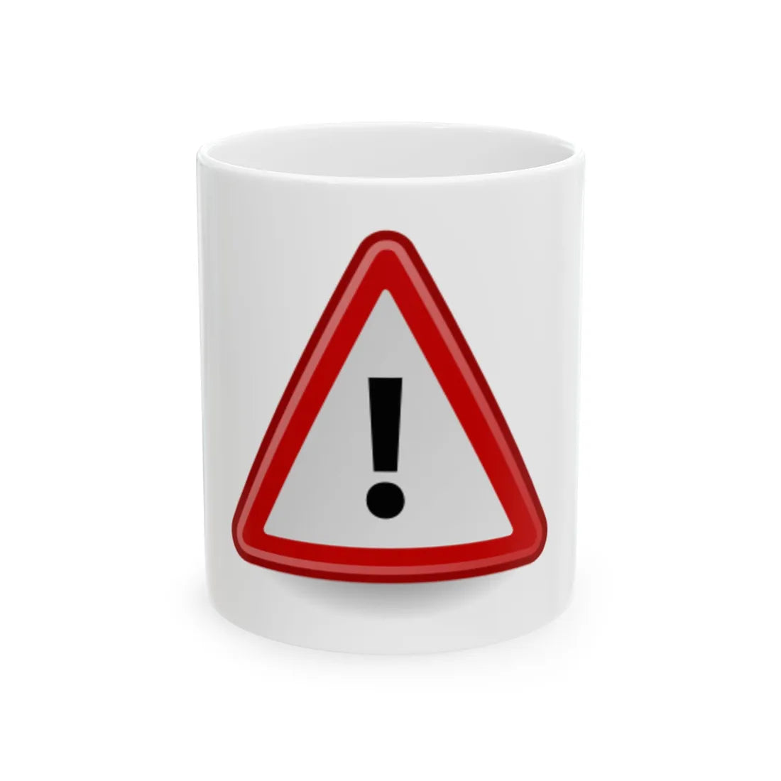 Dialog-warning (South Africa) White Coffee Mug 11oz - Go Mug Yourself