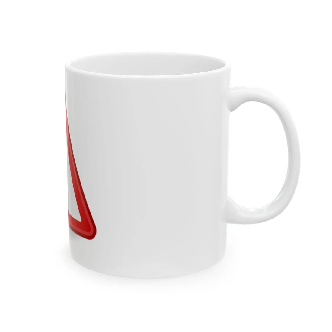 Dialog-warning (South Africa) White Coffee Mug - Go Mug Yourself