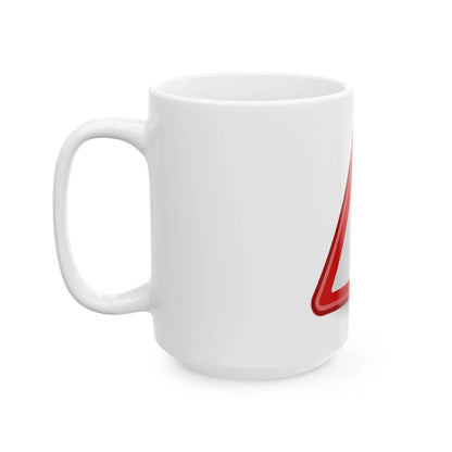 Dialog-warning (South Africa) White Coffee Mug - Go Mug Yourself