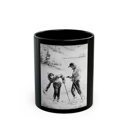 Diamond in the Snow, Calling All Girls, January 1948 - Black Coffee Mug 11oz - Go Mug Yourself