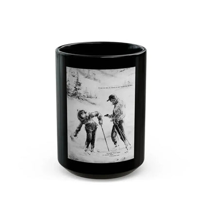 Diamond in the Snow, Calling All Girls, January 1948 - Black Coffee Mug 15oz - Go Mug Yourself