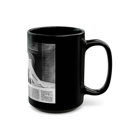 Diamond on Fire, Sir Knight magazine No. 2, 1958 - Black Coffee Mug - Go Mug Yourself
