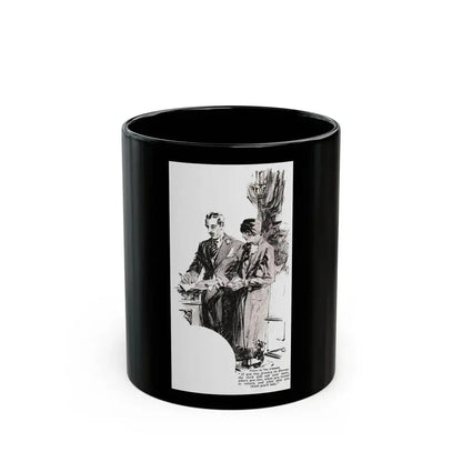Diamond Smuggling, Liberty magazine, June 1, 1929 - Black Coffee Mug 11oz - Go Mug Yourself