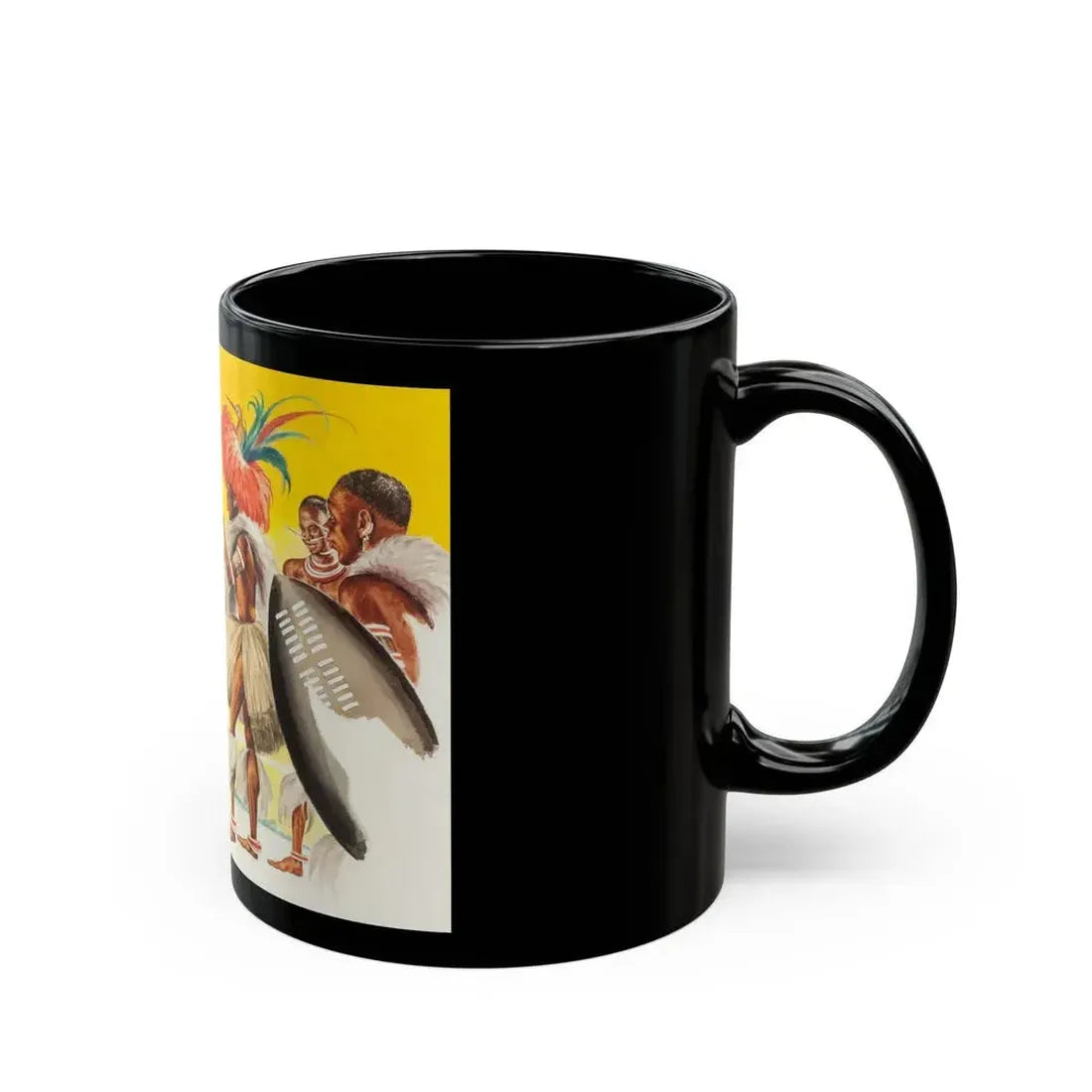 Diamonds are Trumps, The American Weekly story illustration, March 20, 1947 - Black Coffee Mug - Go Mug Yourself