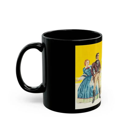 Diamonds are Trumps, The American Weekly story illustration, March 20, 1947 - Black Coffee Mug - Go Mug Yourself