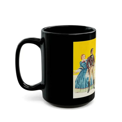 Diamonds are Trumps, The American Weekly story illustration, March 20, 1947 - Black Coffee Mug - Go Mug Yourself
