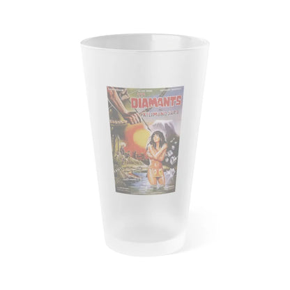 DIAMONDS OF KILIMANDJARO 1983 Movie Poster - Frosted Pint Glass 16oz-16oz-Frosted-Go Mug Yourself