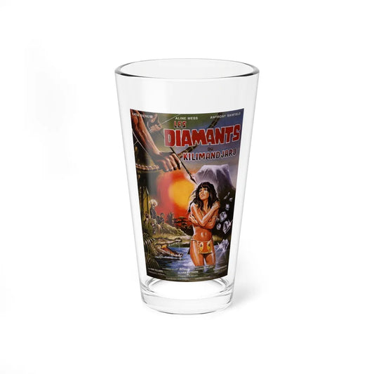 DIAMONDS OF KILIMANDJARO 1983 Movie Poster - Pint Glass 16oz-16oz-Go Mug Yourself