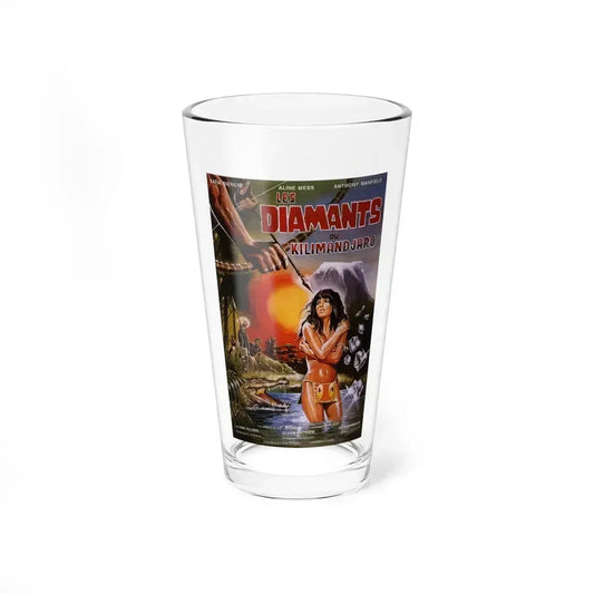 DIAMONDS OF KILIMANDJARO 1983 Movie Poster - Pint Glass 16oz 16oz - Go Mug Yourself
