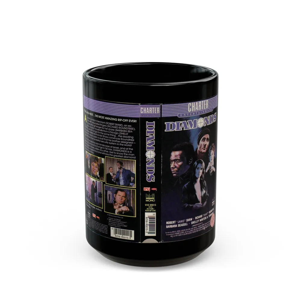 DIAMONDS (VHS COVER) - Black Coffee Mug-15oz-Go Mug Yourself