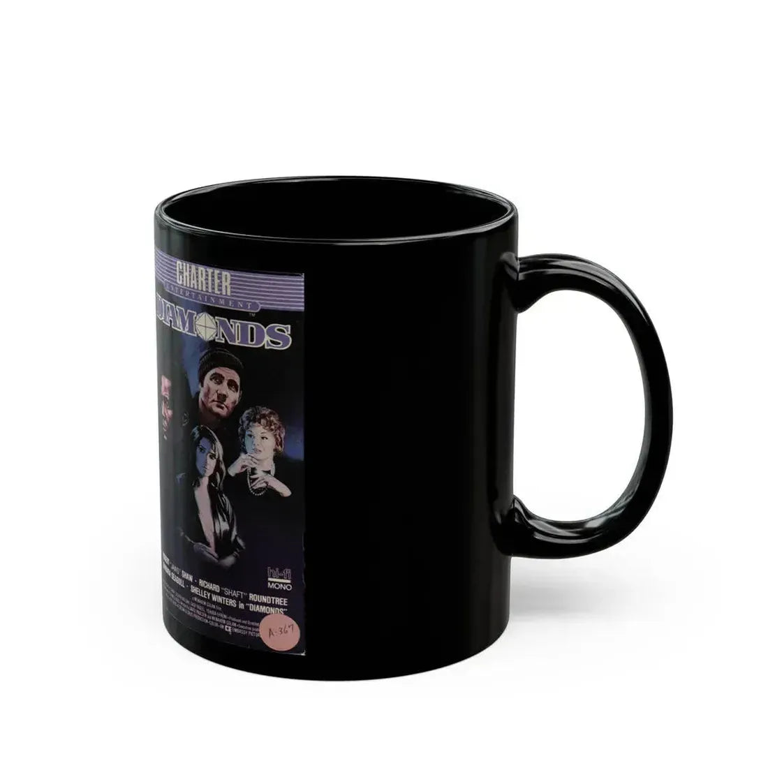 DIAMONDS (VHS COVER) - Black Coffee Mug - Go Mug Yourself