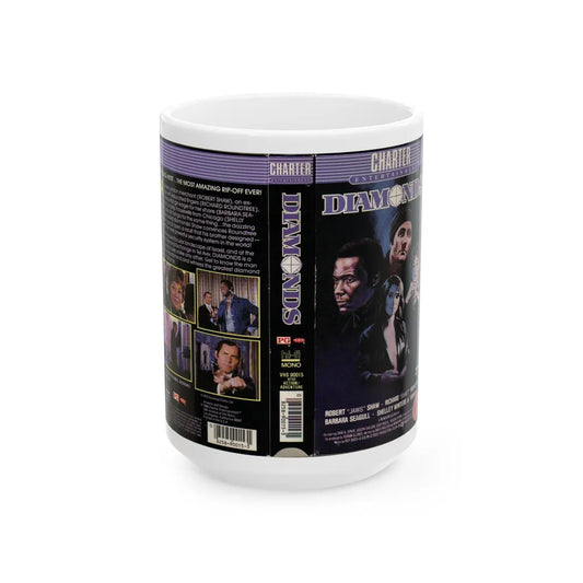 DIAMONDS (VHS COVER) - White Coffee Mug-15oz-Go Mug Yourself