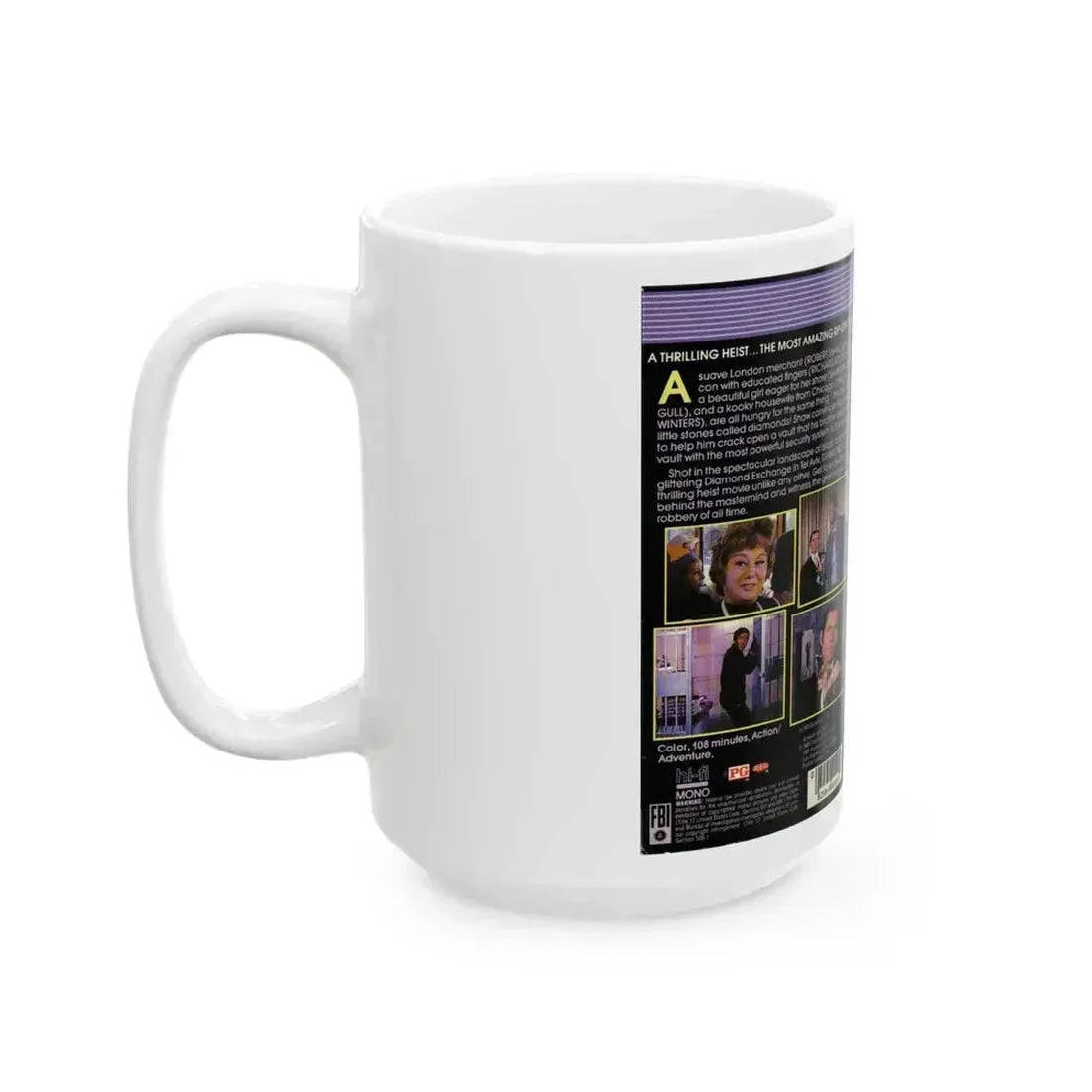 DIAMONDS (VHS COVER) - White Coffee Mug - Go Mug Yourself