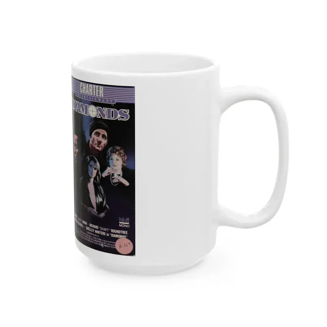 DIAMONDS (VHS COVER) - White Coffee Mug - Go Mug Yourself