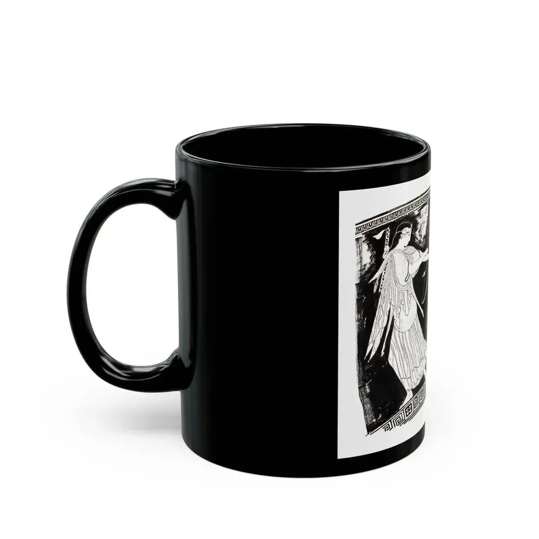 Diana and Actaeon Illustration - Black Coffee Mug - Go Mug Yourself