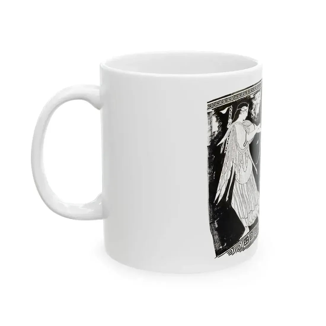 Diana and Actaeon Illustration - White Coffee Mug - Go Mug Yourself