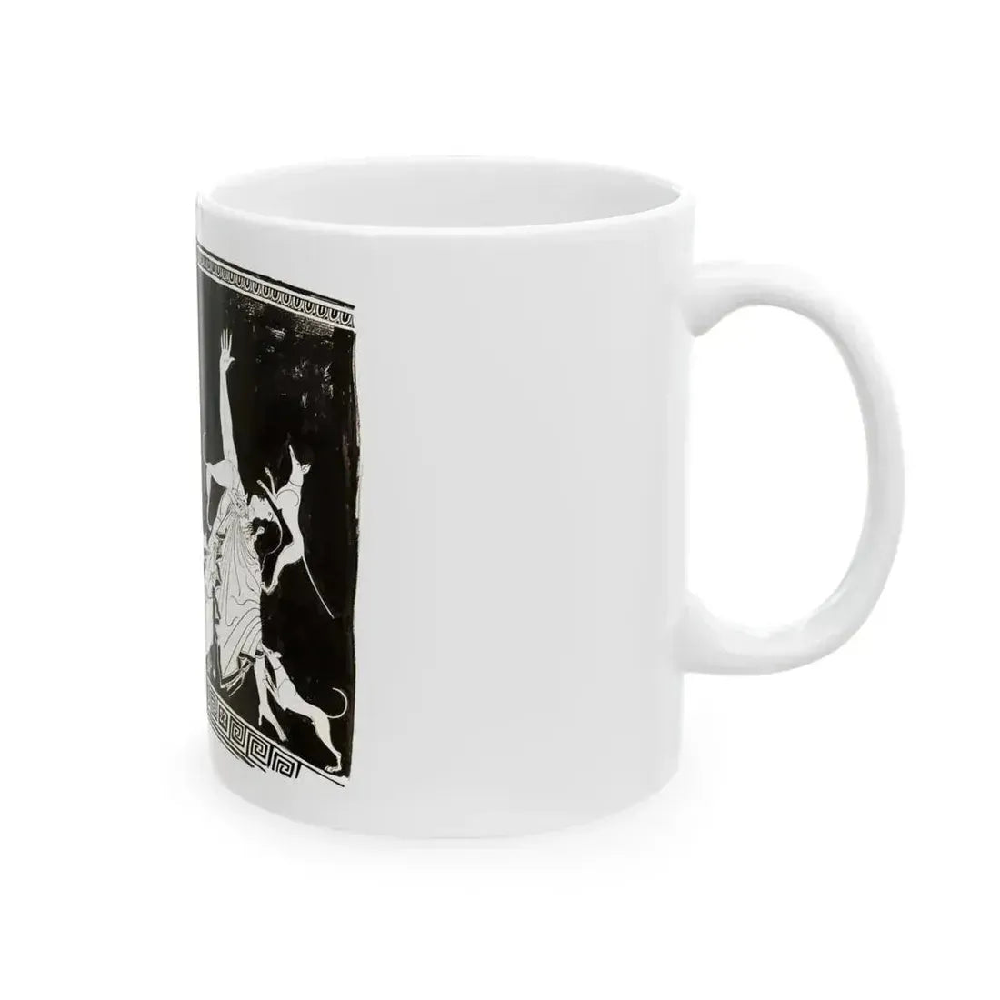 Diana and Actaeon Illustration - White Coffee Mug - Go Mug Yourself