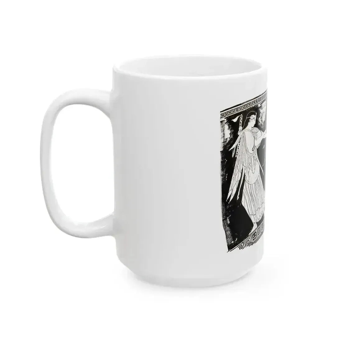 Diana and Actaeon Illustration - White Coffee Mug - Go Mug Yourself