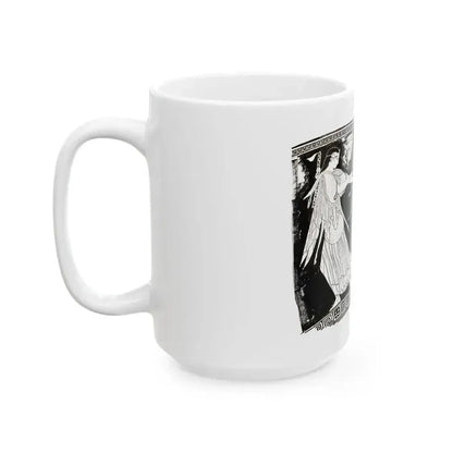 Diana and Actaeon Illustration - White Coffee Mug - Go Mug Yourself