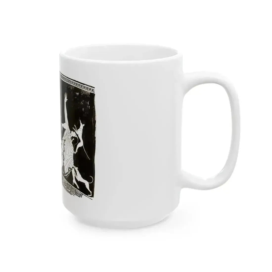 Diana and Actaeon Illustration - White Coffee Mug - Go Mug Yourself