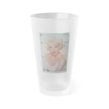 Diana Dors #100 (Vintage Female Icon) Frosted Pint Glass 16oz 16oz Frosted - Go Mug Yourself