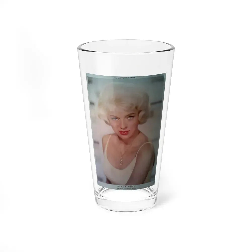 Diana Dors #100 (Vintage Female Icon) Pint Glass 16oz 16oz - Go Mug Yourself