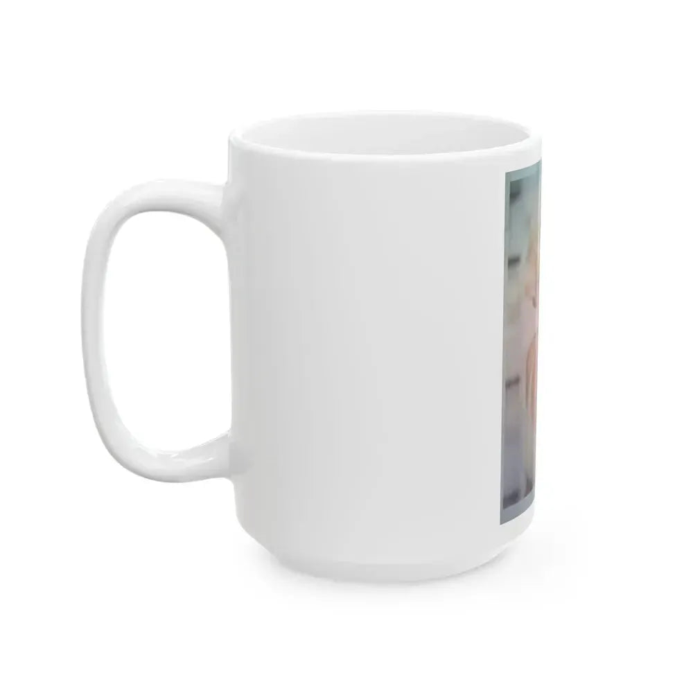 Diana Dors #100 (Vintage Female Icon) White Coffee Mug - Go Mug Yourself